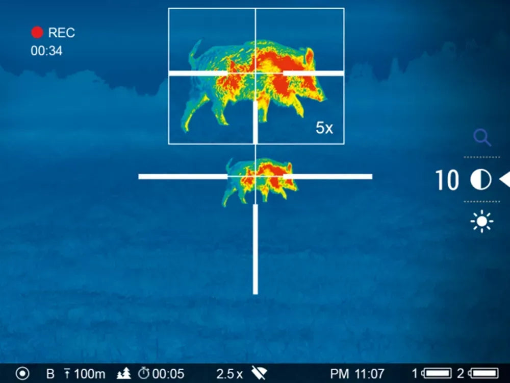Thermal imaging binoculars Merger LRF XL50