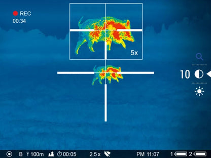 Thermal imaging binoculars Merger LRF XL50